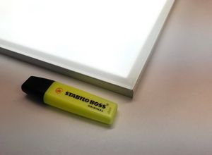 SmartGlas als Alternative für einen Leuchtkasten