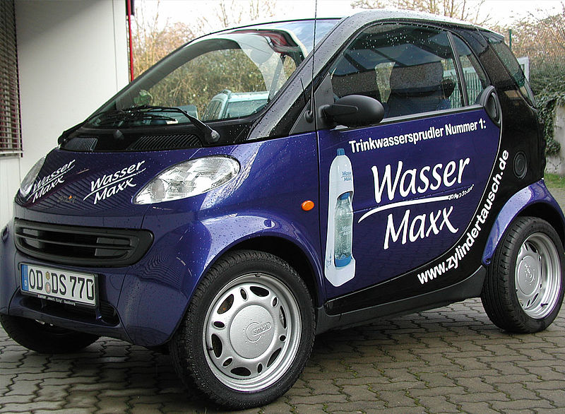 Fahrzeugbeschriftung Wasser-Maxx Hamburg