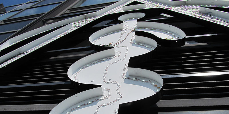 Leuchtbuchstaben Frontleuchter Asklepios Hamburg Altona LED