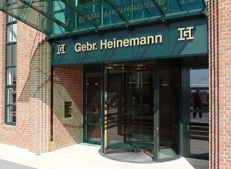 Reliefbuchstaben Blattgoldbuchstaben Heinemann Hamburg Hafencity