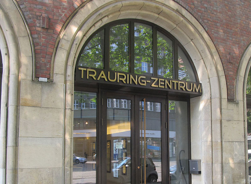 Leuchtbuchstaben Rückleuchter VP Trauringzentrum Hamburg