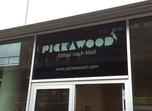 Leuchtkasten Leuchttransparent 2D-Text Pickawood Hamburg
